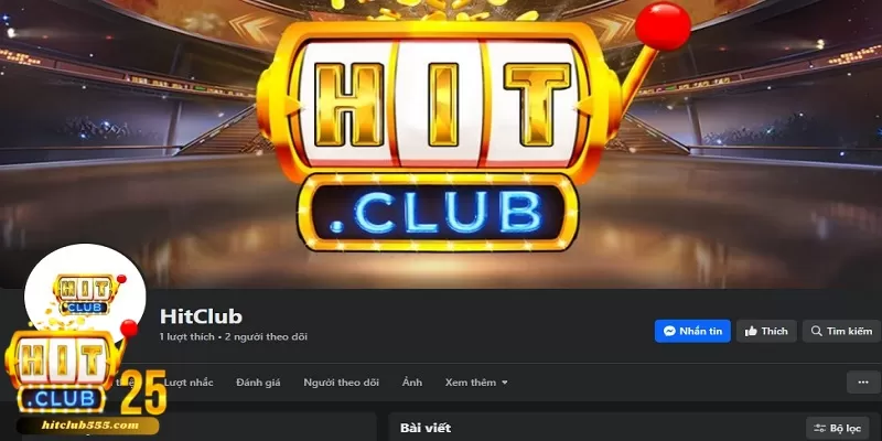 Liên hệ HitClub qua Fanpage Facebook