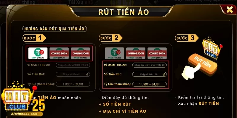 Vì sao tôi không thể rút tiền HitClub về tài khoản?